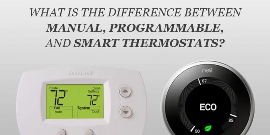 Comparison of Manual, Programmable, and Smart Thermostats